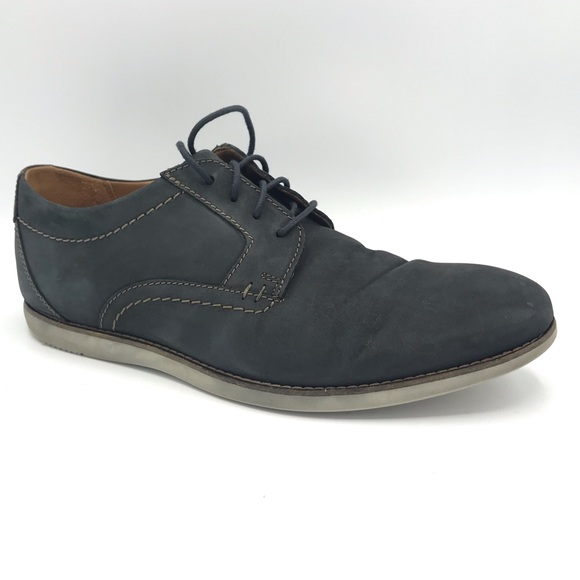 Clarks Mens Raharto Plain Oxford 5 Blue 
